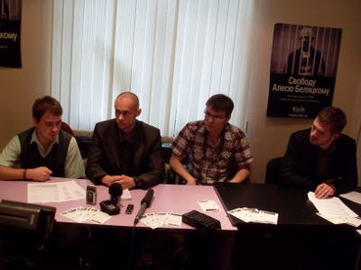 Press-Conference on alternative service. 16 May, 2012. Minsk.