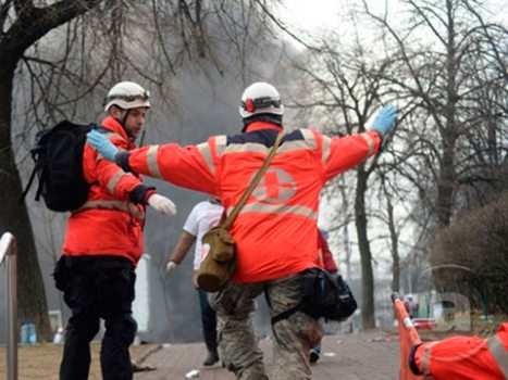 Місія Чырвонага Крыжа ў Данецку. Фота: mediaport.ua 