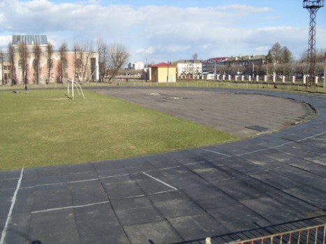 A stadium in Mahiliou, the only authorized location for staging mass events