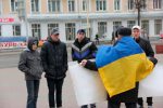 Picket of solidarity with the Ukraine in Baranavichy