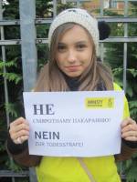 Berlin activists say NO to death penalty in Belarus