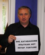 Activists of the Human Rights Center “Viasna” join campaign against torture