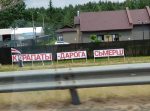 Змітра Дашкевіча затрымлівалі за банэр „Курапаты – дарога смерці”