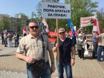 Protesters detained on May Day in Minsk