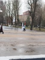 Фотофакт. В Молодечно пикетировали в неразрешенном месте