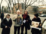 Picket near the Azerbaijani Embassy in Warsaw, December 13, 2014